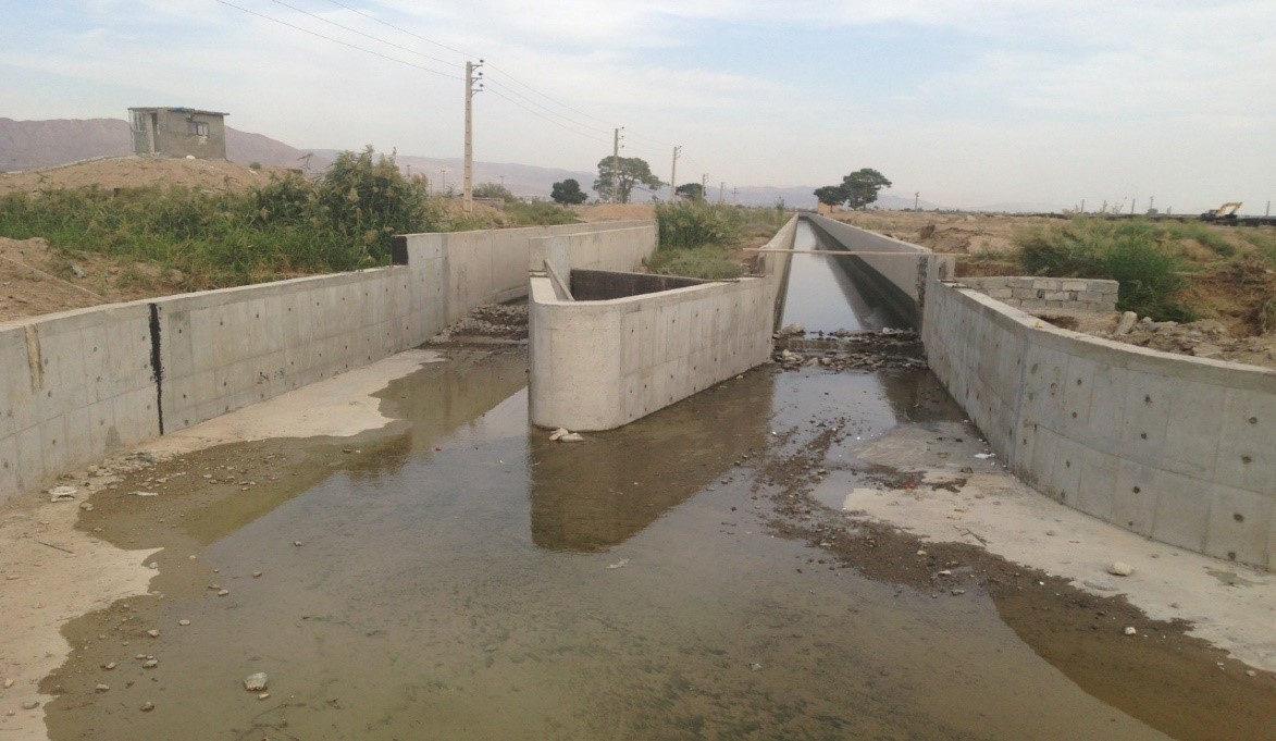 کارهای تکمیلی پساب و سرریز UV  تصفیه خانه فاضلاب تهران